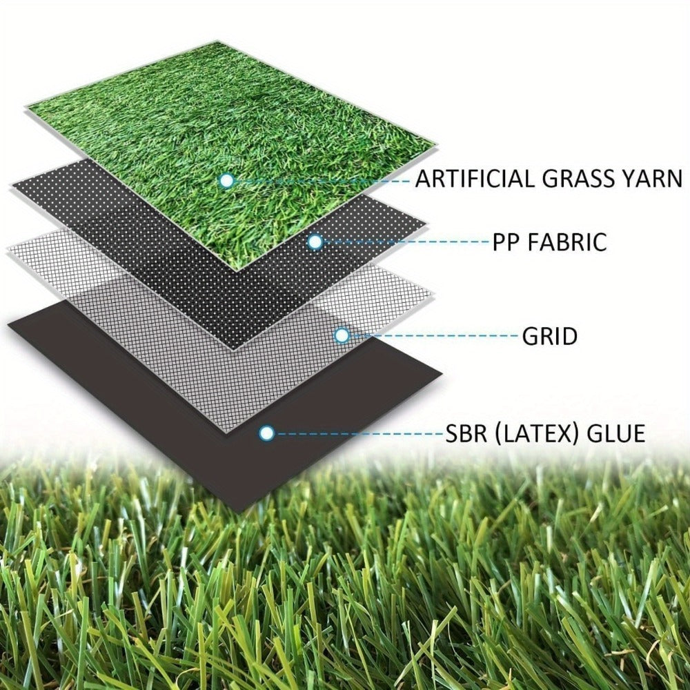Artificial Grass roll 0.7in-Height 4colors 6.5ft-width 15ft-length