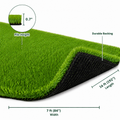 Outdoor Artificial Grass Roll - 0.7" Pile Height, 7 ft x 16 ft