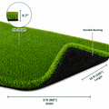 Outdoor Artificial Grass Roll - 0.7" Pile Height, 5 ft x 10 ft