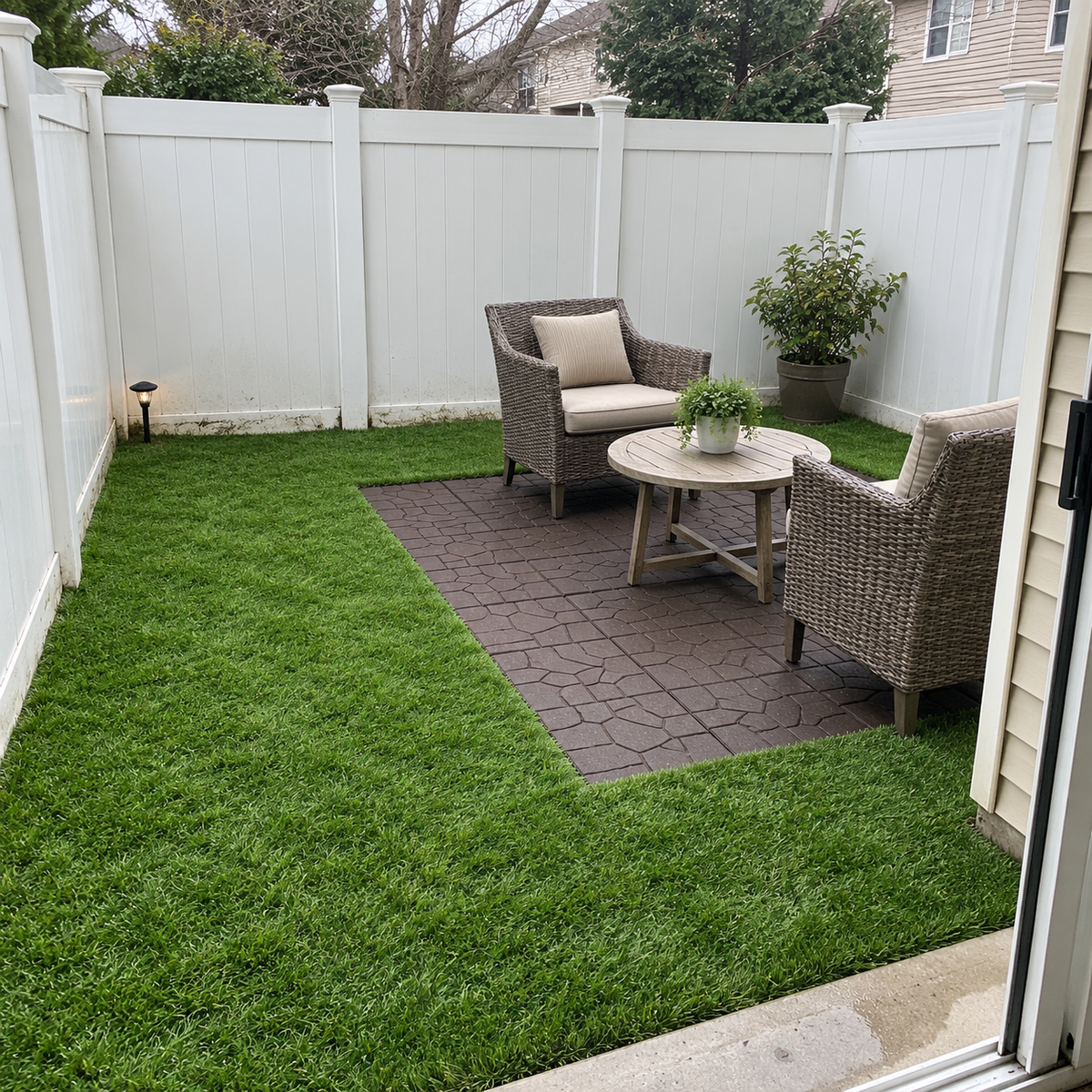 1.18 inch Fresh Green Artificial Grass for Backyard, Lawn & Pets – Natural 30