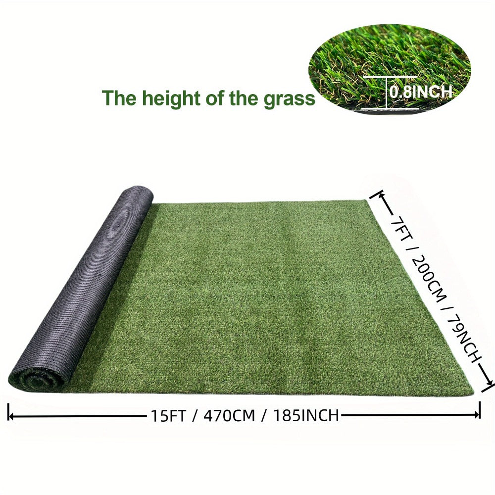 Artificial Grass roll 0.7in-Height 4colors 6.5ft-width 15ft-length