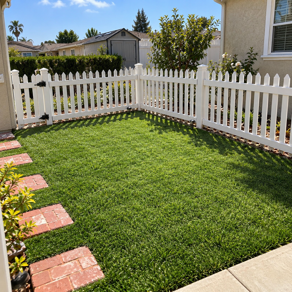 1.57 inch Fresh Green Artificial Grass for Backyard, Lawn & Pets – Natural 40